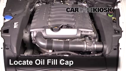 How to Add Oil Porsche Cayenne (2011-2018) - 2013 Porsche Cayenne 3.6L V6
